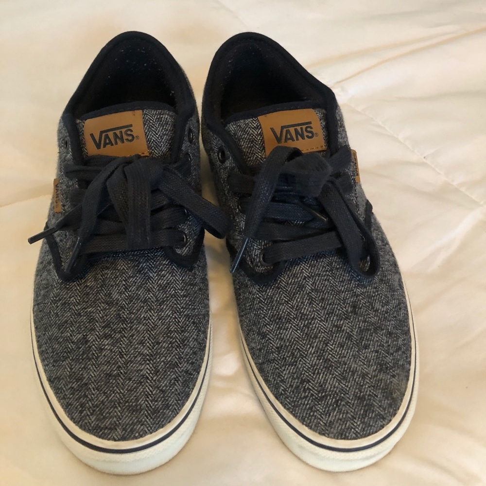 Navy Vans low top sneakers